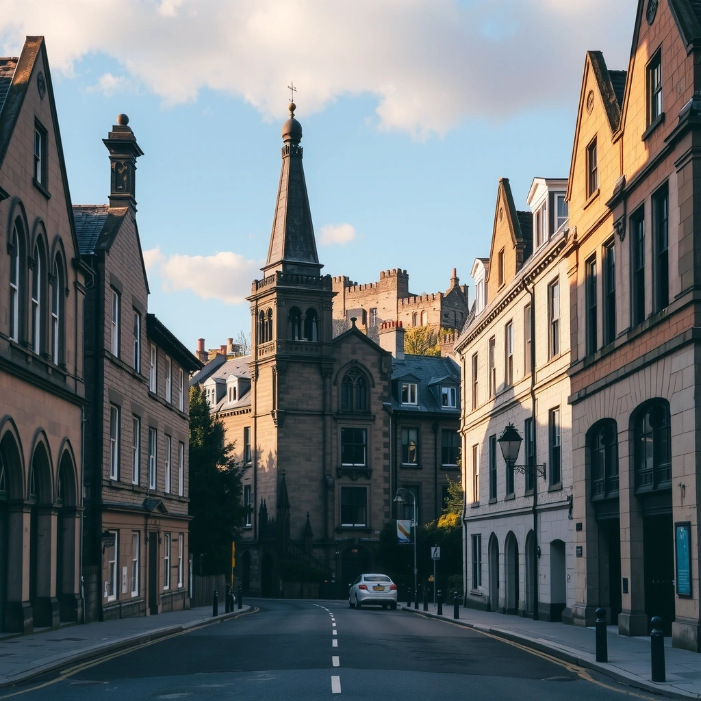Beautiful Edinburgh cityscape showcasing the historic architecture and natural landscapes of Scotland