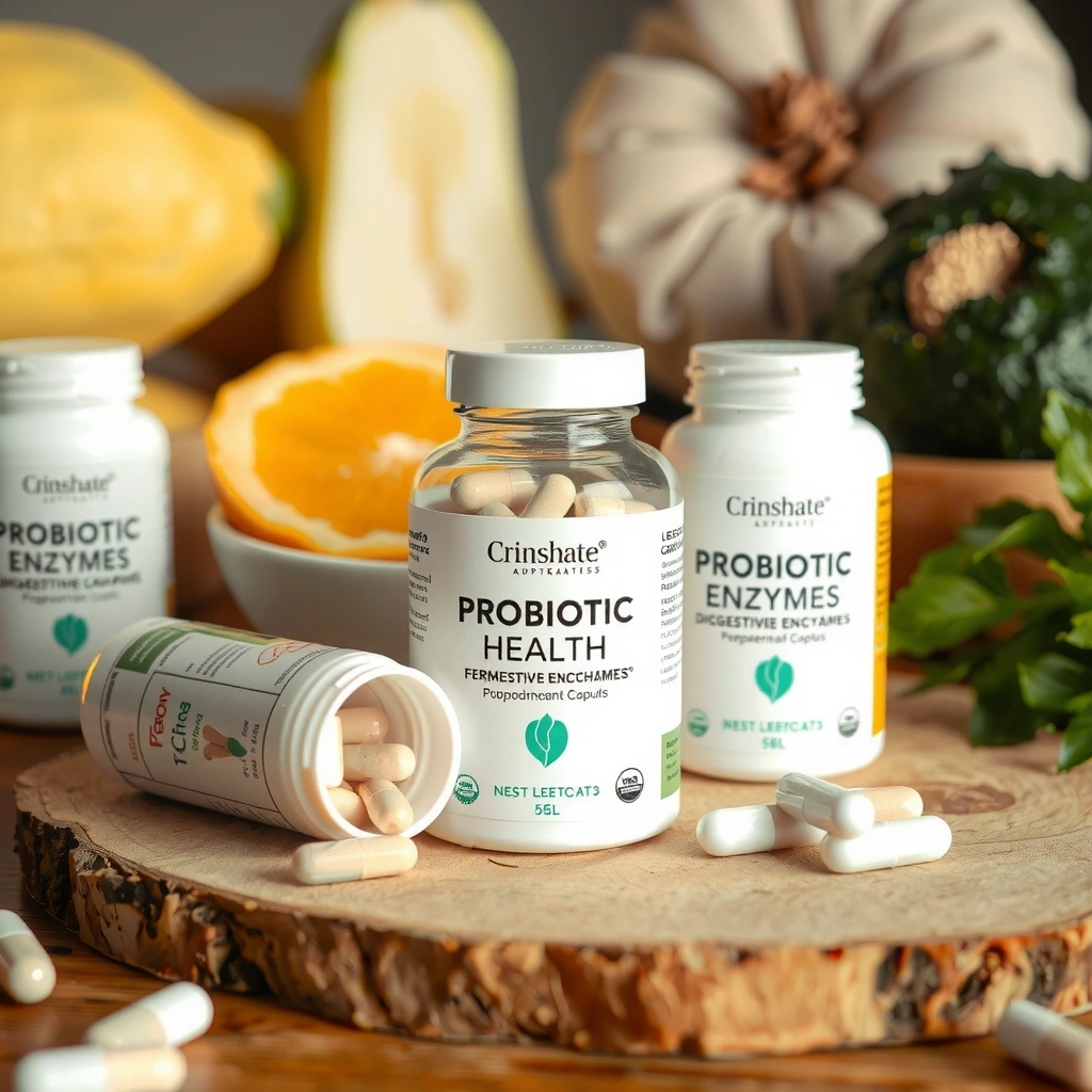 Digestive health supplements and probiotics
